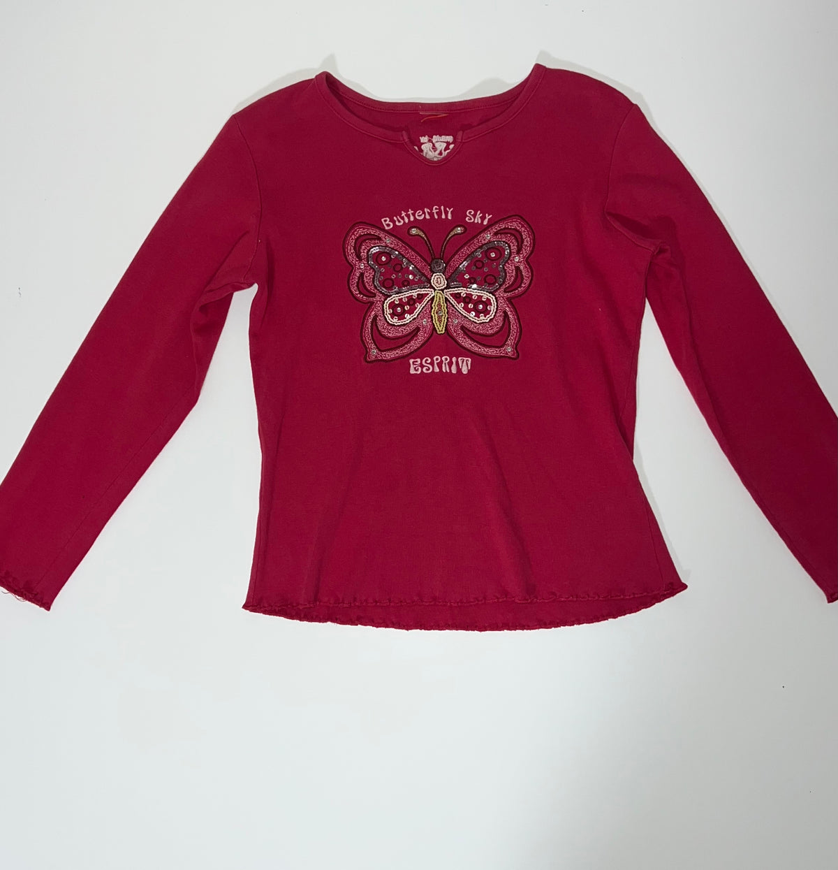 Butterfly sky long sleeve top