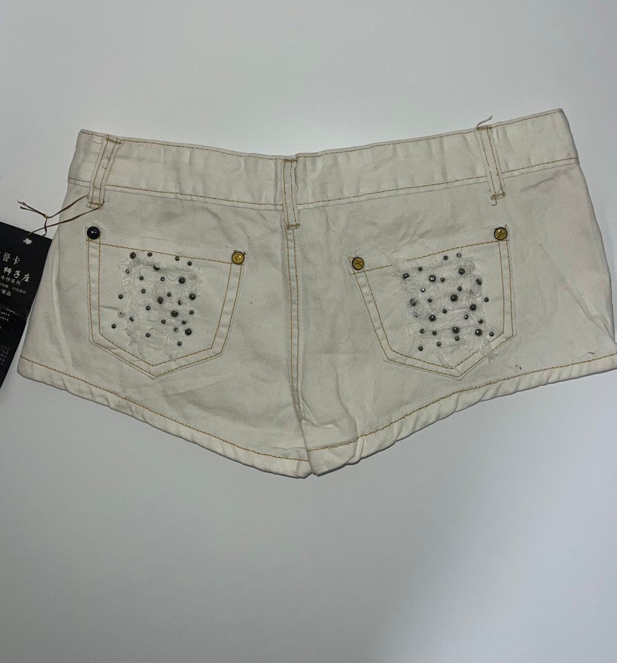 Y2K  White Denim shorts