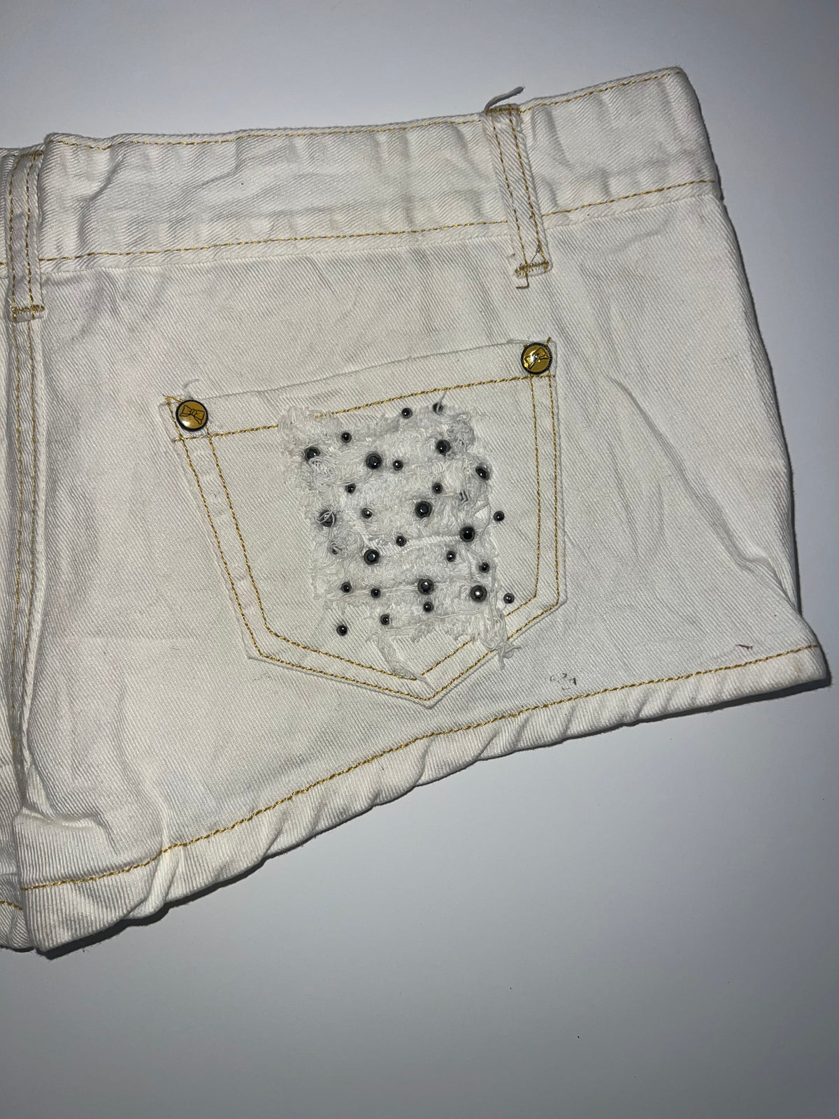 Y2K  White Denim shorts