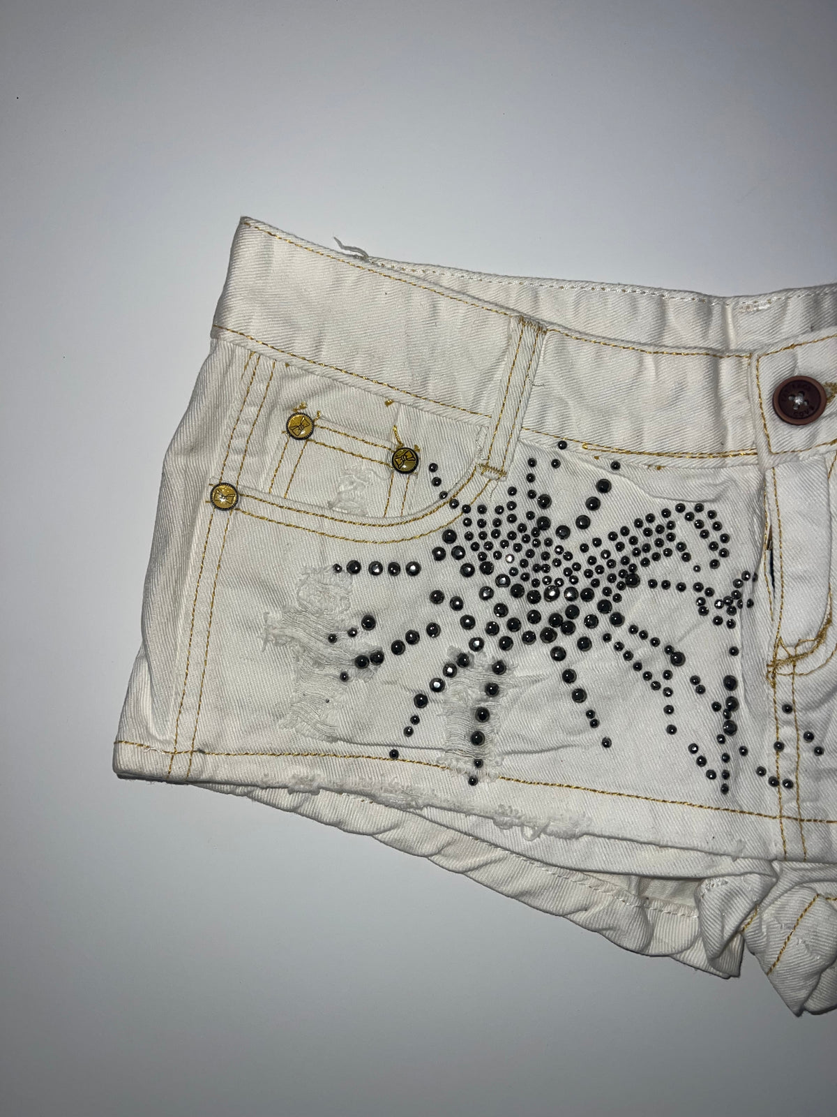 Y2K  White Denim shorts
