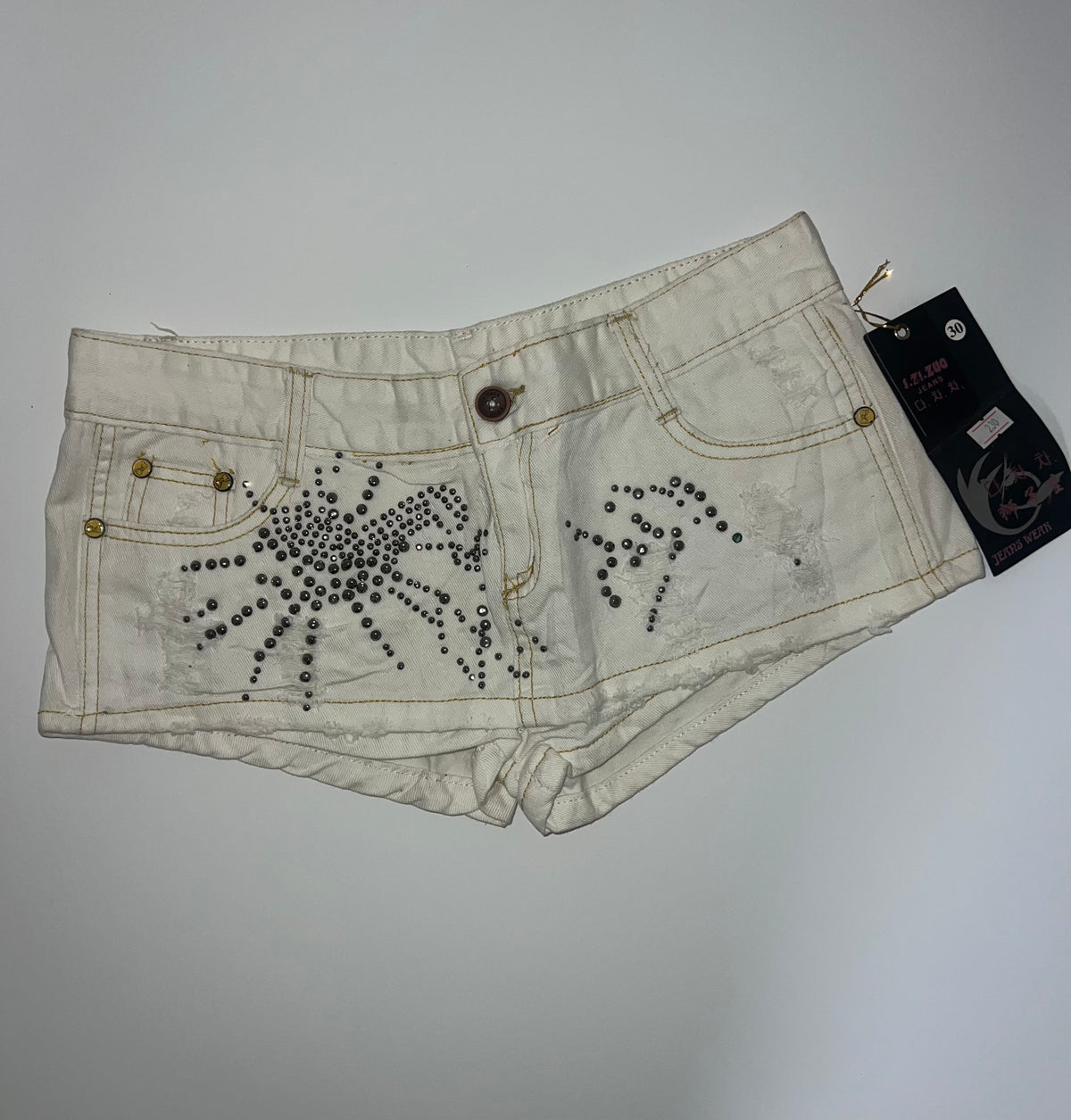 Y2K  White Denim shorts