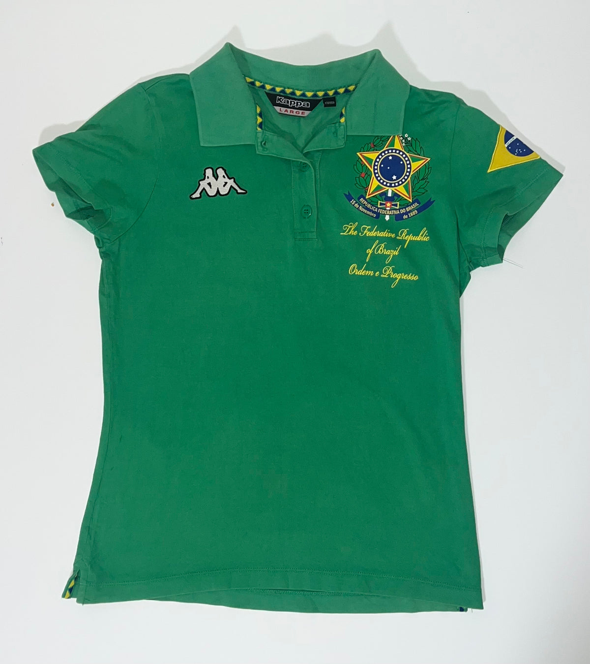 Vintage Kappa collar shirt