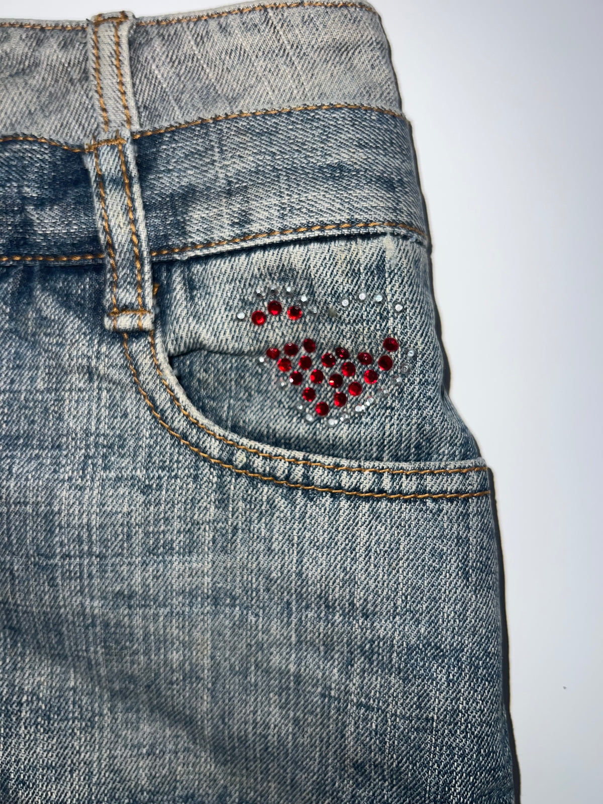 The South Pole Crocodile denim shorts
