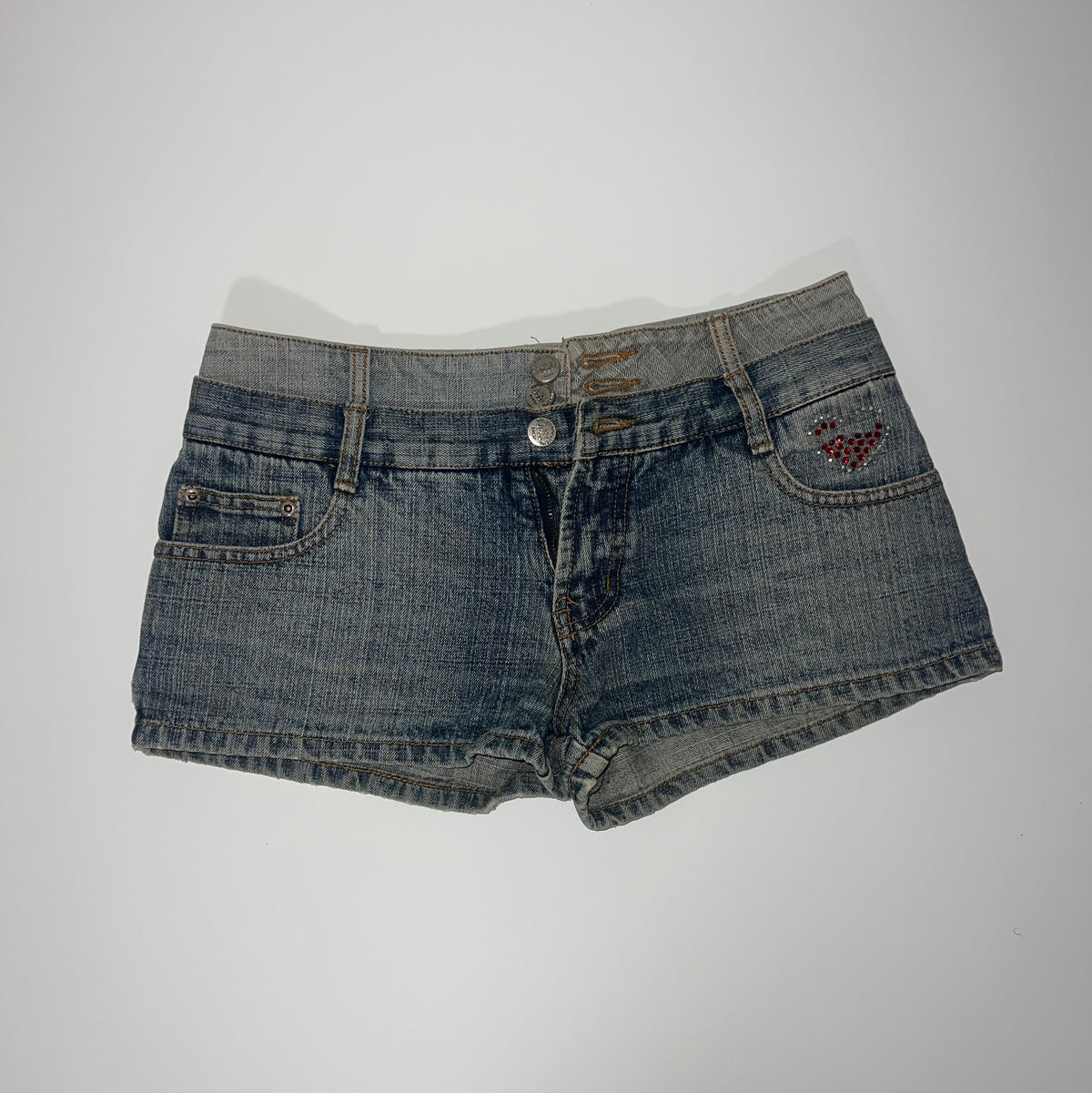 The South Pole Crocodile denim shorts